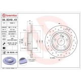 Set disc frana Mercedes Clasa A (W176) 06.12-05.18, B-Class Sports Tourer (W246 W242) 10.11-12.18, Cla Coupe (C117) 01.13-03.19, Cla Shooting Brake (