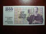 ISLANDA 1000 KRONUR 1961 EXCELENTA , MAI RARA