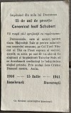 1941, Canonicul Iosif Schubert 25 de ani preotie, Bucuresti, catolicism, biserica catolica Romania, flyer aniversar, memorie, istorie biserica