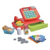Casa de marcat de jucarie, Set cu accesorii, Rosu, Plastic, CMCLASS