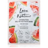 Oriflame Love Nature Gel To Ice Organic Watermelon masca faciala hidratanta pentru tenul uscat 10 ml