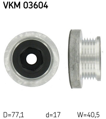 SKF VKM 03604 Sistem roata libera, generator foto