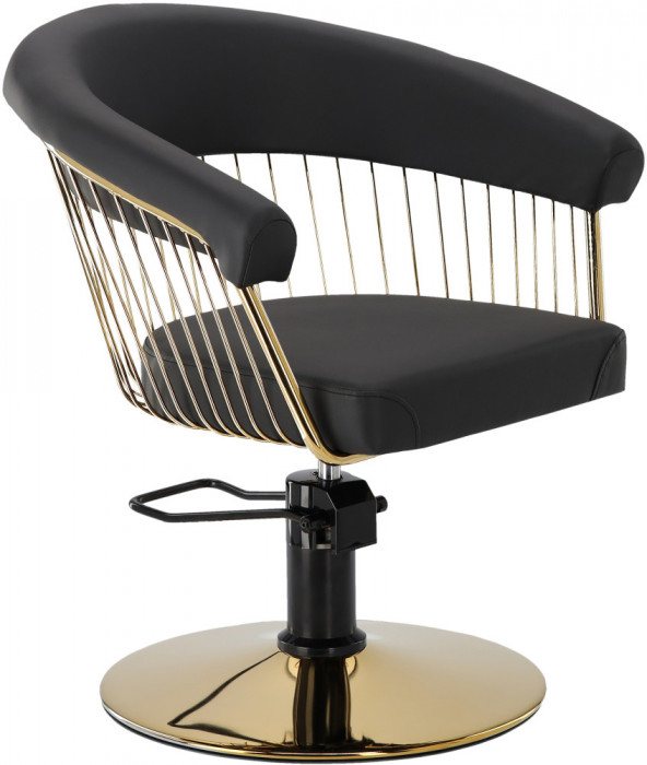 Fotoliu de coafor Zoe hidraulic rotativ pentru salonul de coafură scaun de coafor