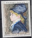 PC118 - Franta 1968 Pictura/ Renoir, serie MNH, 1v