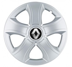 Set 4 Capace Roti Bis Gri R13, pentru Renault foto