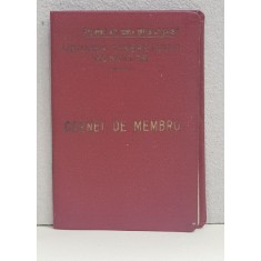 CARNET DE MEMBRU - U.T.M. - UNIUNEA TINERETULUI MUNICTOR , ELIBERAT LA 1 DECEMBRIE 1954 ,