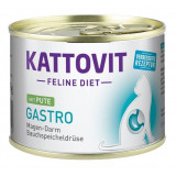 Kattovit Gastro conservă de curcan 185 g