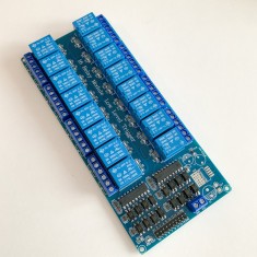 Releu 16 canale / 5V relay 16 channels LM2576 Arduino, relee (r.570) foto