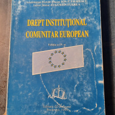 Drept institutional comunitar european Ion P. Filipescu