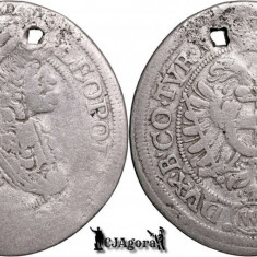 1687 MM, 6 Kreuzer - Leopold I - Arhiducatul Austriei