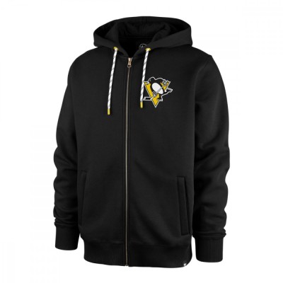 Pittsburgh Penguins hanorac de bărbați cu glugă back check 47 morris full zip hood - S foto