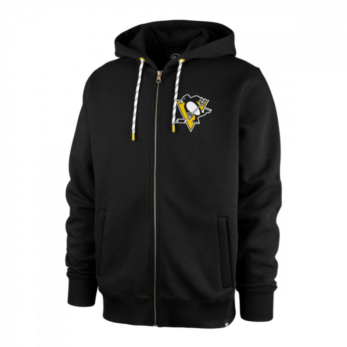 Pittsburgh Penguins hanorac de bărbați cu glugă back check 47 morris full zip hood - L