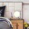 Veioza / lampa de masa, 1 glob alb, dulie G9, culoare corp negru
