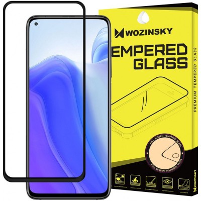 Folie Protectie Ecran WZK pentru XIAOMI REDMI NOTE 9T 5G / Xiaomi Redmi Note 9 5G, Sticla securizata, Full Face, Full Glue, Neagra foto