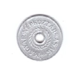 Moneda Ungaria 2 filler/filleri 1954, trasa de matrita, curata, Europa, Aluminiu