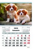 Calendar de Perete A3, Catei, 1 luna/coala 2026