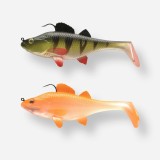 SET NĂLUCI FLEXIBILE SHAD BIBAN 70 RTC BIBAN/PORTOCALIU, Caperlan