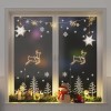 VidaXL Lumini de Crăciun Siluetă de ren 2 buc 35 LED-uri alb cald 4019594