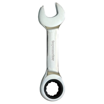 Cheie combinata cu clichet 17mm STUBBY CR-V, Topmaster, 231919 foto