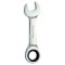 Cheie combinata cu clichet 17mm STUBBY CR-V, Topmaster, 231919