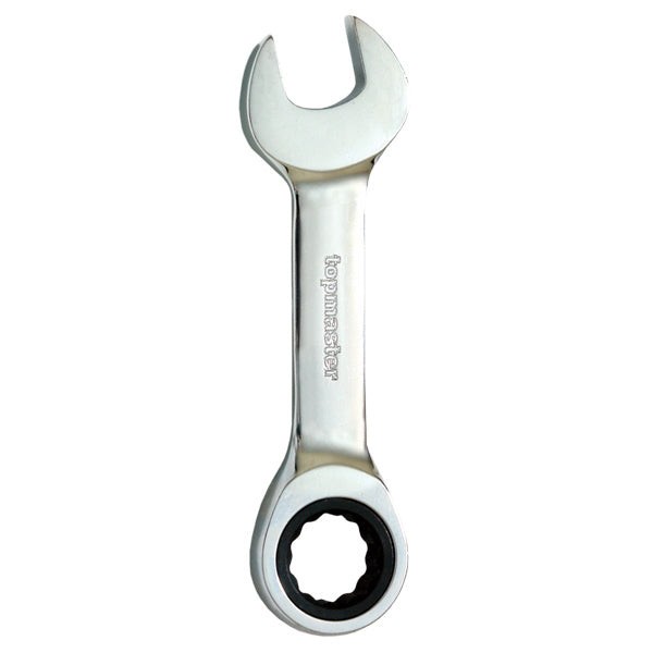 Cheie combinata cu clichet 17mm STUBBY CR-V, Topmaster, 231919