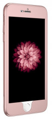 Husa Protectie Silicon 360 Grade Upzz iPhone 6/6s Plus Rose Gold foto