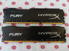 Kit Memorie Ram HyperX Fury 16 GB (2 X 8 GB) 1866Mhz. foto