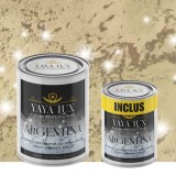 Vopsea Decorativă de Lux Argentina &ndash; Maro Aluna | Pachet 3L (2L + 1L), Efect 3D Stelat-Toro Decor