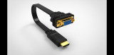 Cablu adaptor HDMI la VGA 15cm, Well