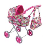 Carucior Pentru Papusi Cu Maner Reversibil Tasha, Oem