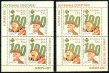 Romania 2007, LP 1762 g, EUROPA Cercetasia, blocuri de 4, MNH! LP 65,00 lei, Organizatii internationale, Nestampilat