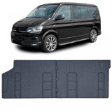 Covor de cauciuc premium 2 piese 1a linie spate potrivit pentru VW Bus T5 T6 T6.1 Performance AutoTuning
