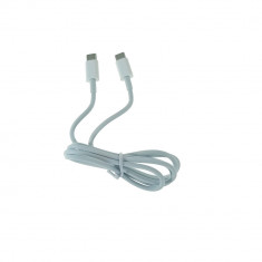 Cablu de date si alimentare premium, PD60W, conectori USB Tip C tata la USB Tip C tata, JELLICO B1, lungime 100 cm, Alb
