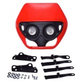 Carena Moto Enduro Rosu/Negru cu Far MX_NEW AW25021