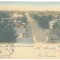 1340 - GALATI, Panorama, view old garden, Litho, Romania - old postcard - used - 1904 - TCV