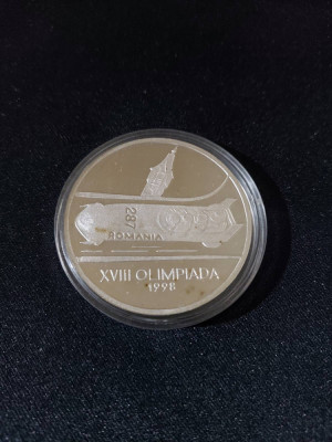 Romania - 100 lei, 1998 - Jocurile Olimpice de iarnă, Nagano 1998 foto