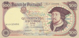 Bancnota Portugalia 500 Escudos 1979 - P170b UNC