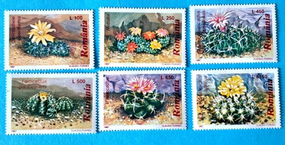 TIMBRE ROM&amp;Acirc;NIA LP1433/1997 -CACTUȘI- Serie simplă -MNH foto