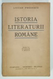 ISTORIA LITERATURII ROMANE de LUCIAN PREDESCU , 1943 , PREZINTA INSEMNARI SI SUBLINIERI *