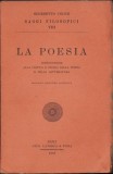 C1016 Benedetto Croce, La poesia, introduzione alla critica e storia della poesia e della letteratura, 1937, Bari
