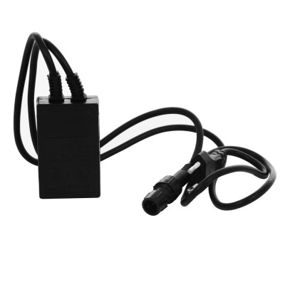 Controler Hoff pentru cablu luminos de maxim 20 metri, D 11 mm, negru foto
