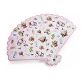 Cumpara ieftin Suport vase fierbinti pluta ceramica multicolora Retro cm 23 x 18 H