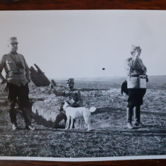 4 fotografii cu soldati din Primul Război Mondial