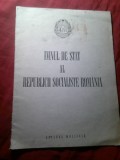 138. Imnul de Stat al RSR - Ed. Muzicala 1977 , 9pag , text si partitura