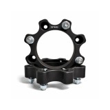 Distantier ATV 30 mm 4x136 centrare 120 cu 8 piulite M10x1.25 set 2 bucati aluminiu forjat negru Cod: DST8005