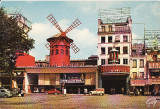 Ilustrata Franta -Paris-Moulin Rouge, Circulata, Printata