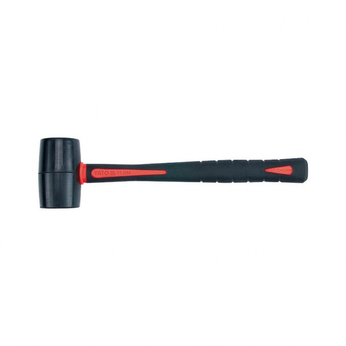 Ciocan din cauciuc cu coada din fibra de sticla 440g Yato YT-4594