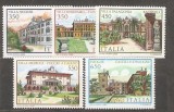 Italia &ndash; Lot 5 timbre &bdquo;Vile și Reședințe Istorice&rdquo; 1986, neștampilate -A80