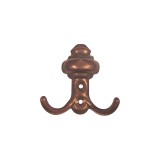 Cumpara ieftin Cuier metal mic, 2 agatatori, maro