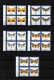GERMANIA 1994 - FLUTURI , SERIE COMPLETA IN BLOC DE 4 MNH, Nestampilat